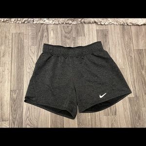 Nike Heather Gray Dri-fit Athletic Shorts